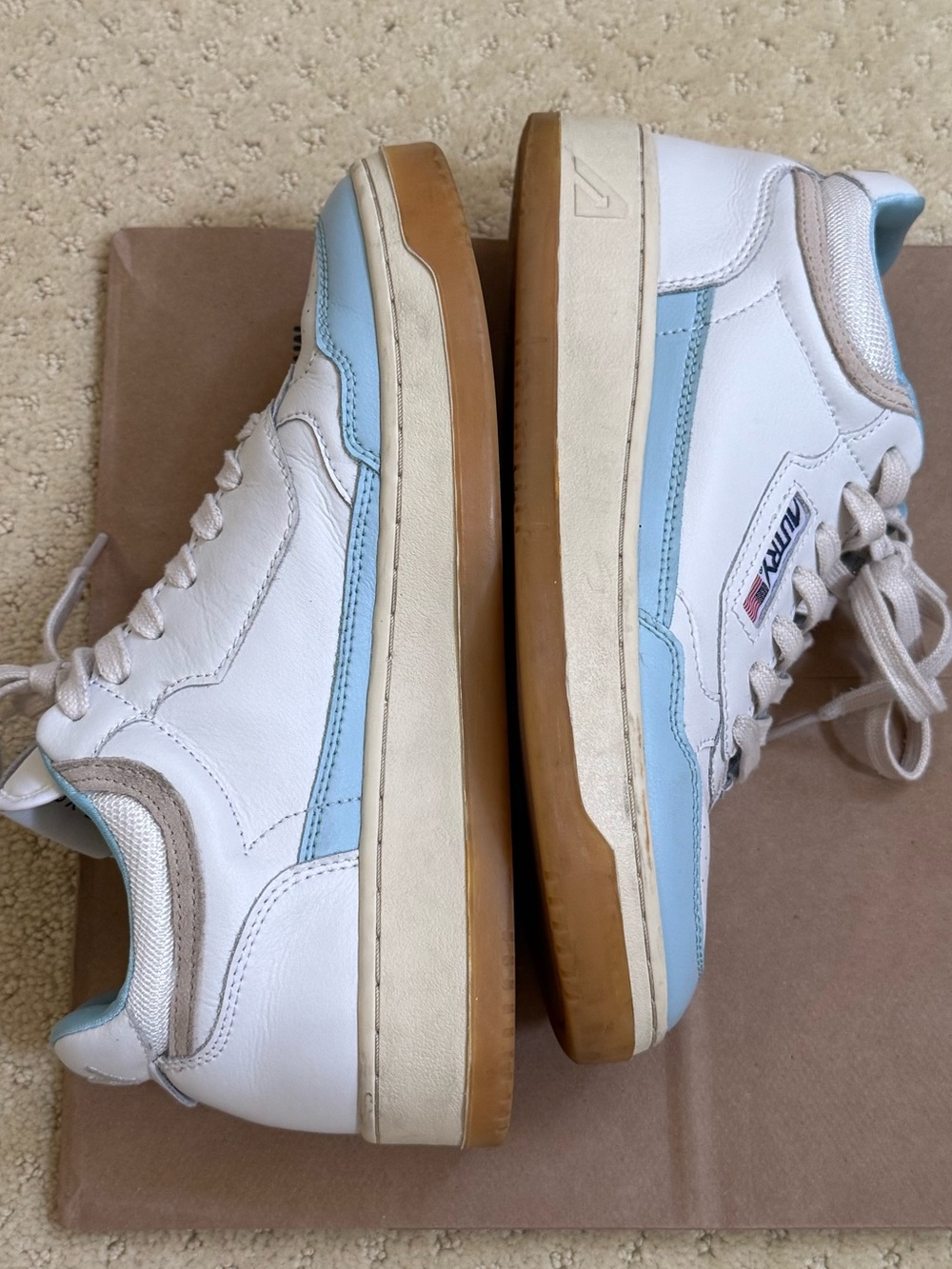 AUTRY Open Mid leather sneakers - Picture 5 of 8